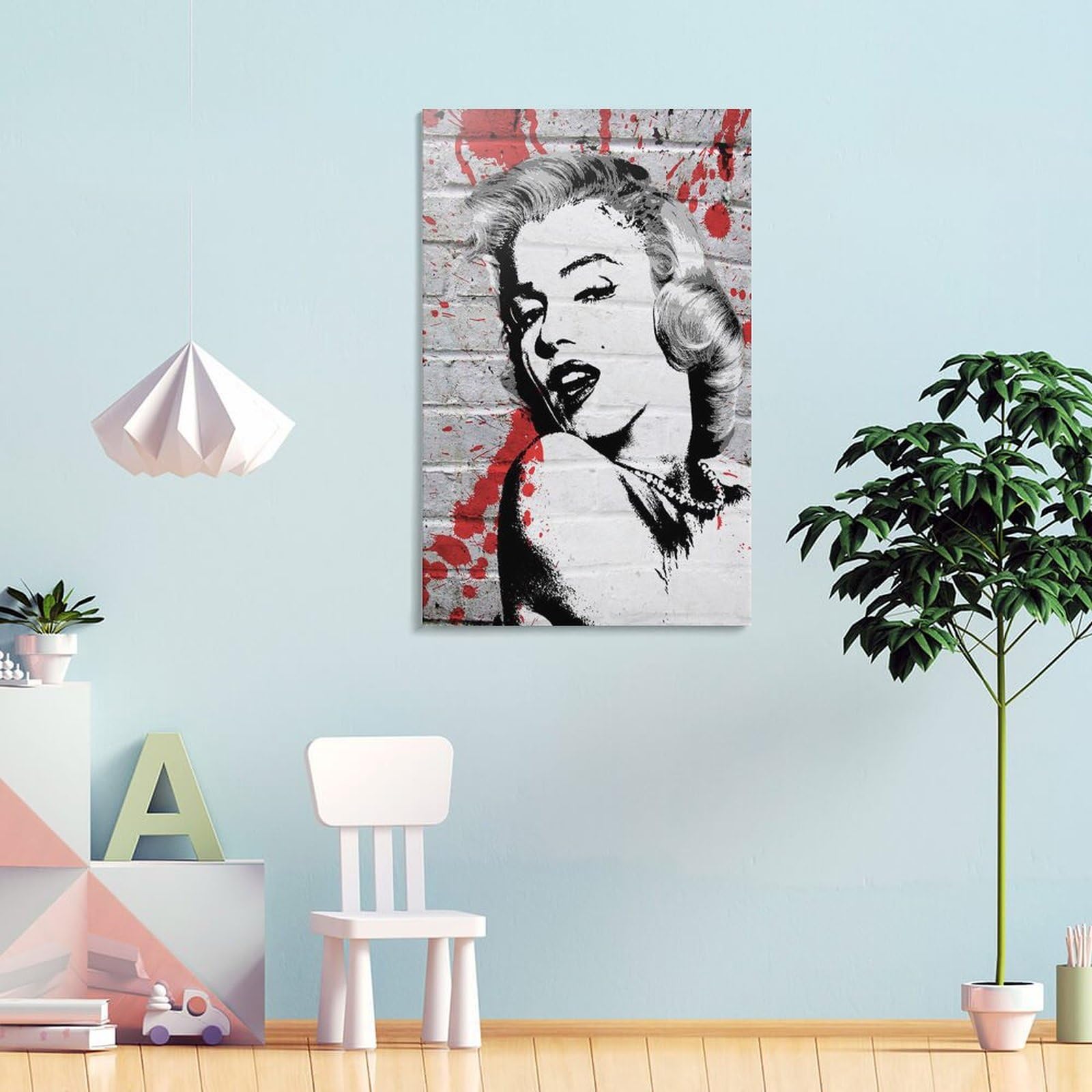 Amazon.co.jp: Banksy マリリンモンロー ポスター Marilyn Monroe